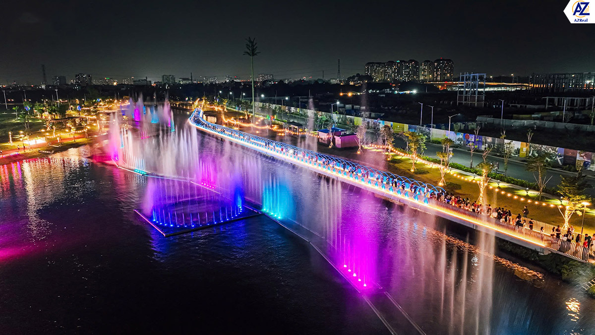 kenh dao nhac nuoc the global city