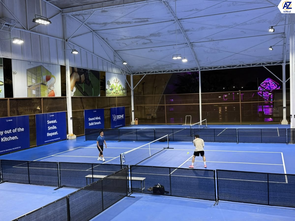 khu the thao trong nha tai the global city