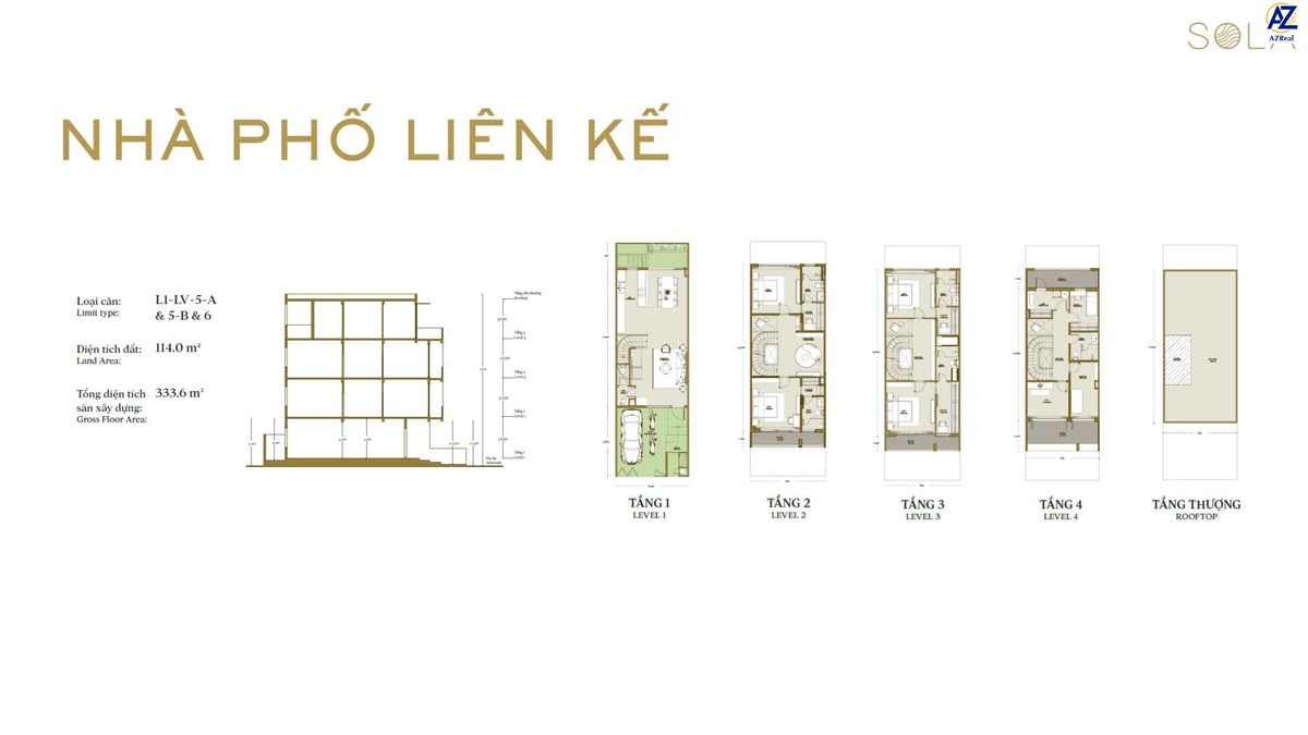 layout nha pho lien ke sola