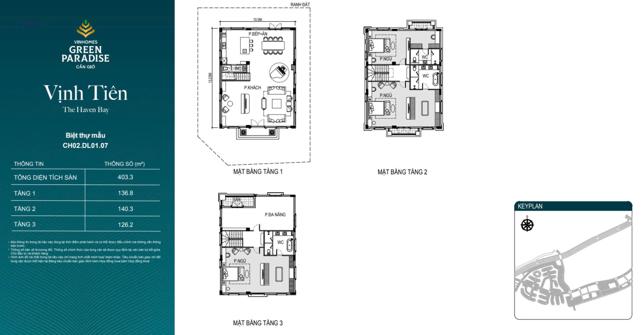 mat bang biet thu song lap masterise homes can gio