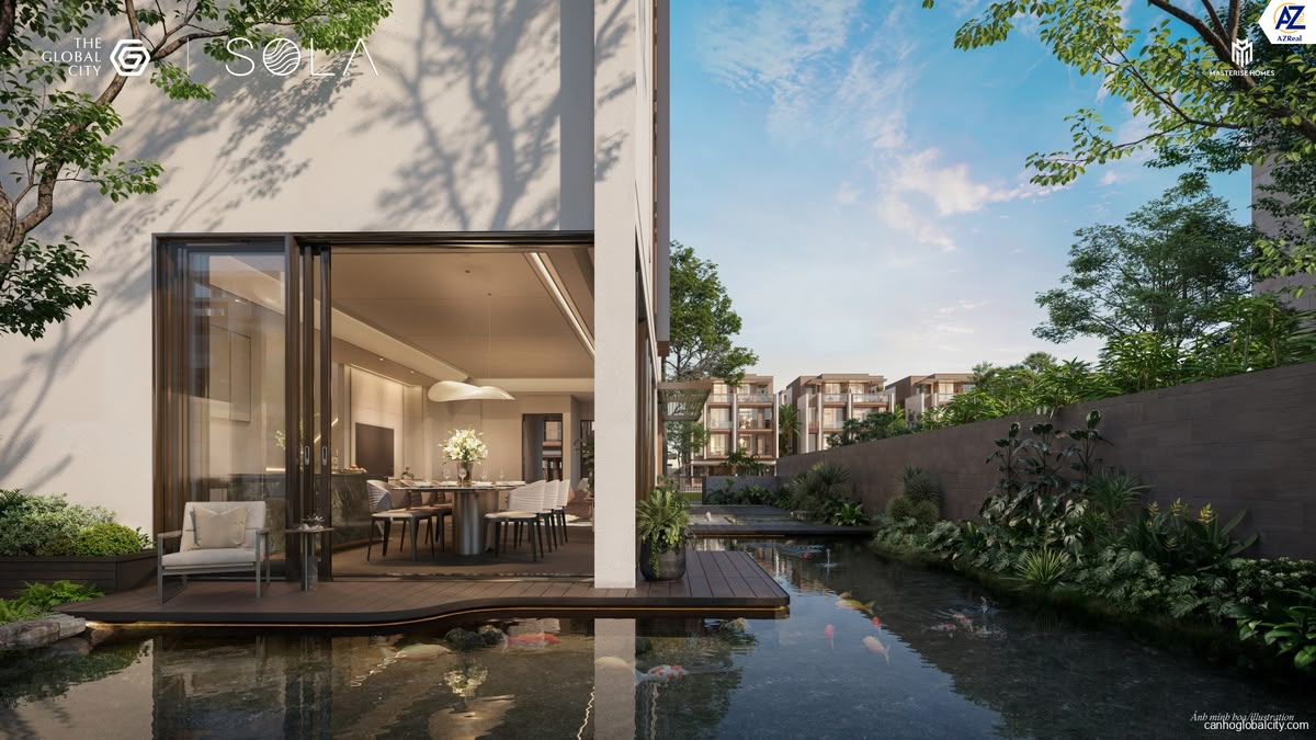 thiet ke biet thu song lap sola