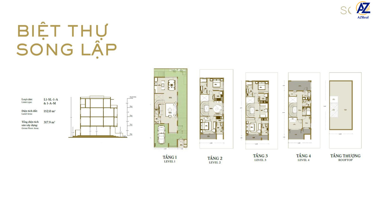 layout biet thu song lap sola global city