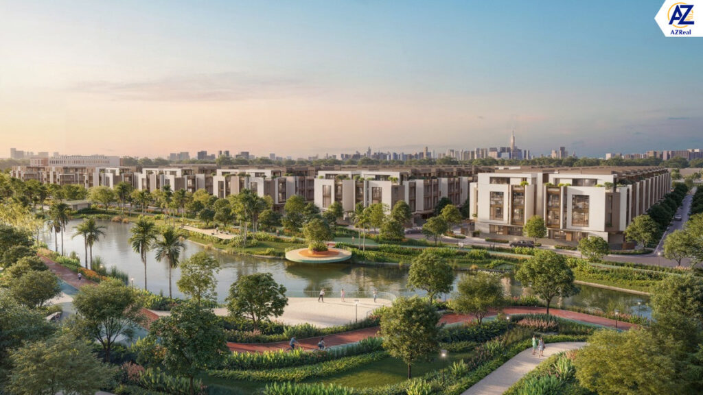 phoi canh cong vien noi khu sola the global city