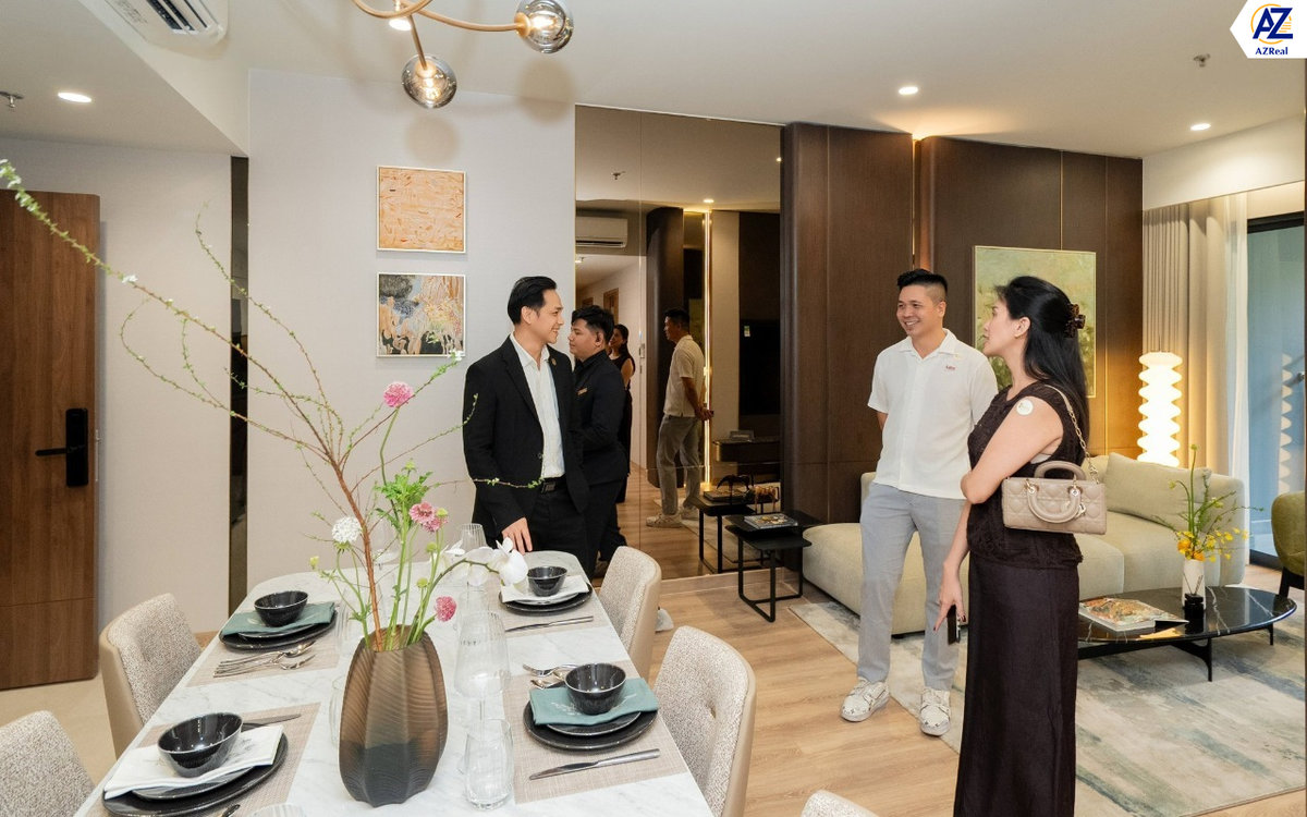hinh anh phong khach can ho mau masteri park place